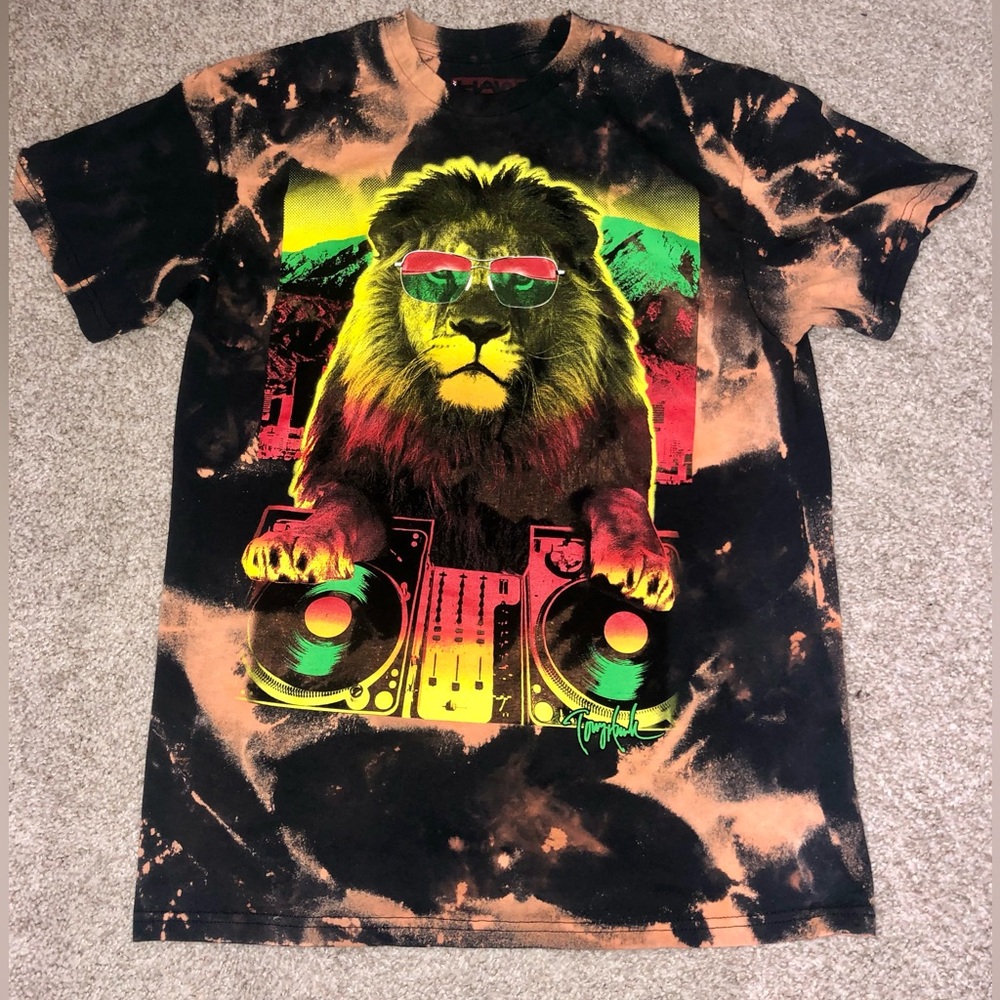 Tie-Dyed Rastafarian Shirt